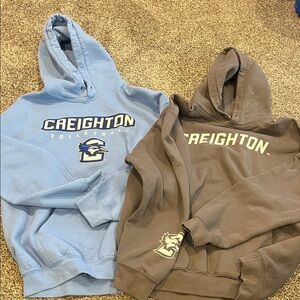 Creighton University Hooded Sweatshirts -size medium